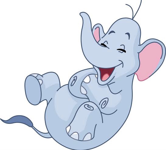Laughing elephant