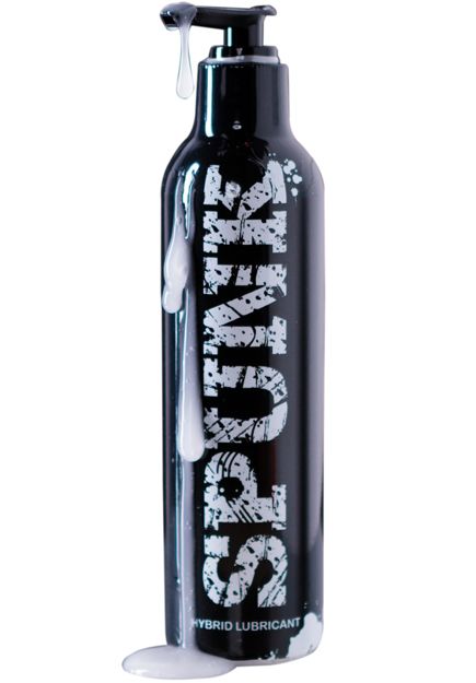 Bottle of Spunk brand personal lubricant